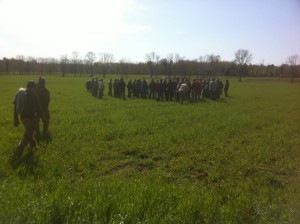 Here are the farm hackers in the field. (Image courtesy of Essex Farm)