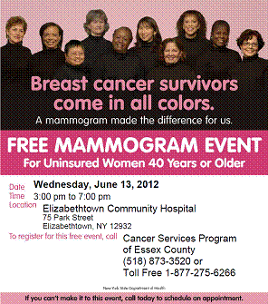 Mammogram event