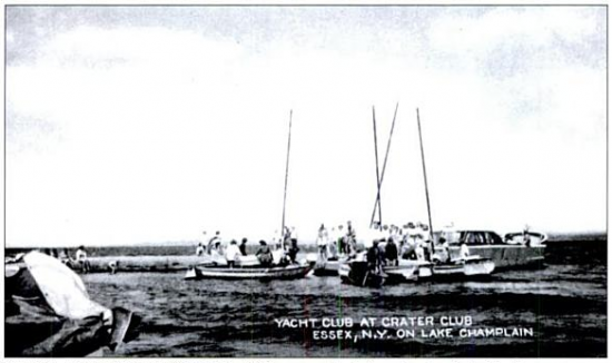 Split Rock Yacht Club, circa 1920s (Credit: Essex on Lake Champlain by David C. Hislop Jr.)