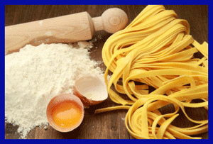 Homemade pasta (Image courtesy of Whallonsburg Grange)