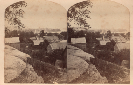 Stereoview: View from Essex quarry