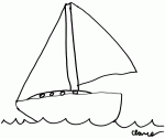 Clare's Essex Sailboat Doodle