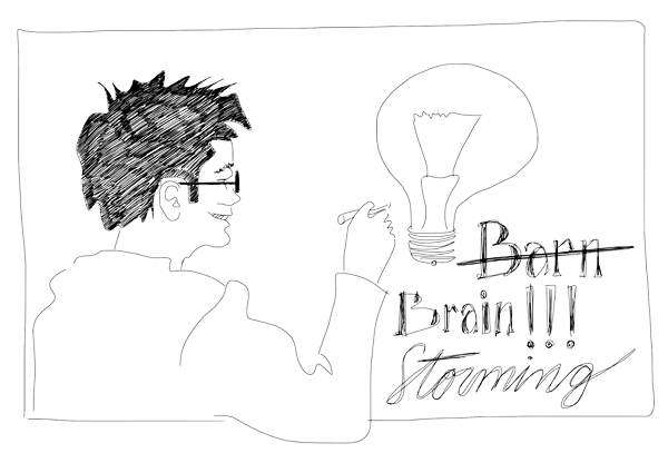 Brainstorming doodles (credit: virtualdavis)