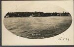 Postcard featuring a photo of Essex on Lake Champlain, taken in 1909.