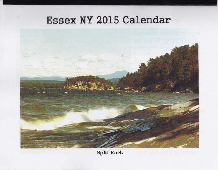 Cover of the Essex Calendar 2015 (Created by Shirley Laforest)