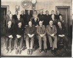 Essex County Board of Supervisors with Harry Albee seated second from the right in the front row. (Credit: Olive Alexander)