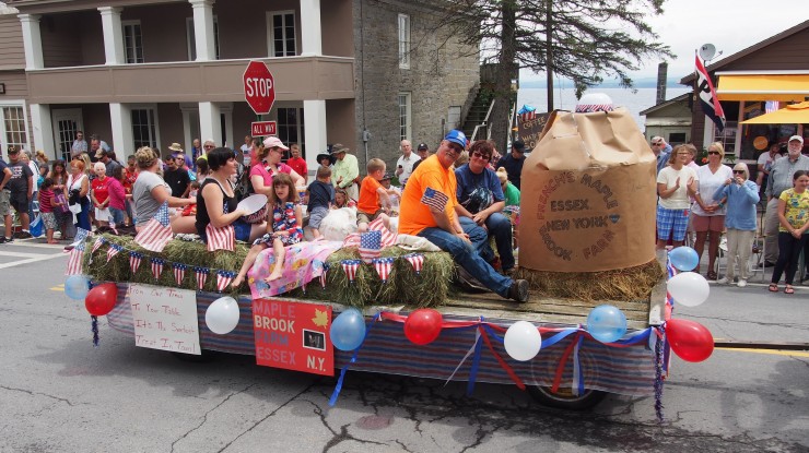 Essex 4th of July Parade: Family on Float (Credit: Jeff Moredock)