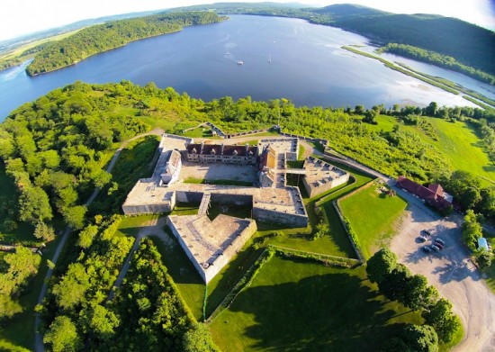 Aerial view of Fort Ticonderoga. (Credit: Fort Ticonderoga)
