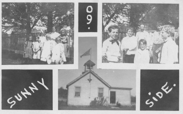 Vintage Photographs of the Whallons Bay Schoolhouse and children. (Credit: Unknown, Shared by Todd Goff)