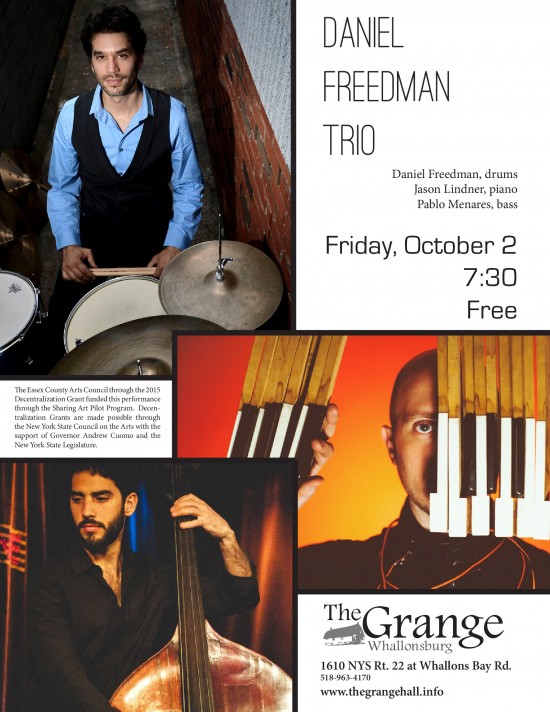 Freedman Trio Concert Flyer