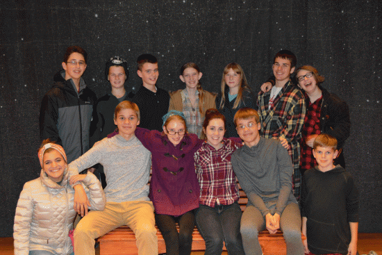Cast of Willsboro Drama Club's Almost Maine - 2015 (Credit: WDC)