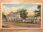 Vintage postcard of the Deer's Head Inn in Elizabethtown, New York