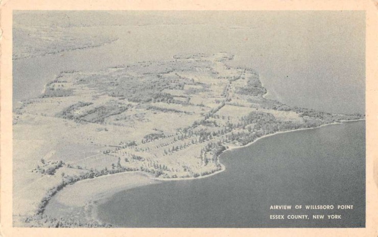 Willsboro Point Airview - FRONT