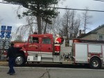 The Magic of Christmas in Essex 2015: The Essex Fire Dept. transports Santa to the special pancake breakfast