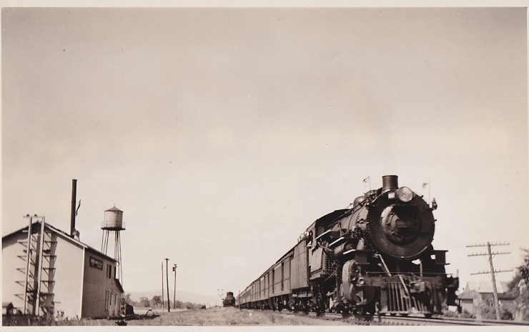 Vintage Train Postcard-Front