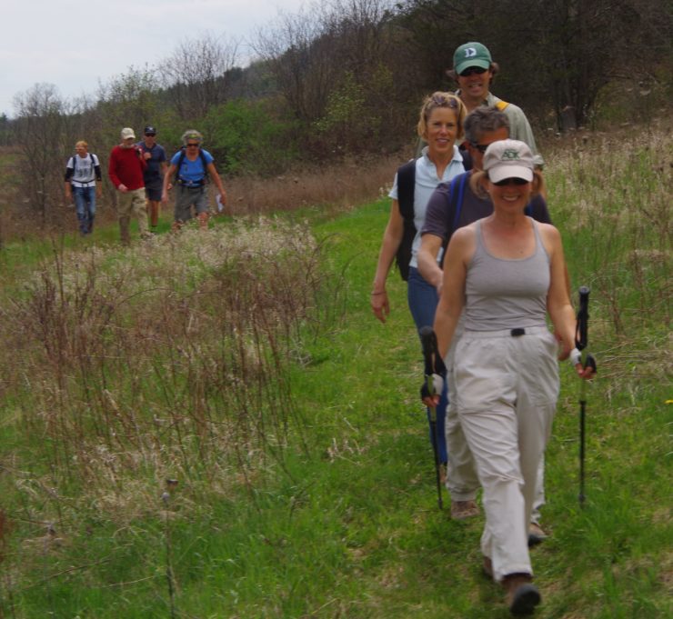 Over 250 came out for CATS Grand Hike to the Essex Inn. CATS is celebrating National Trails Day with the "Over the Mountain to Lake Champlain Hike" followed by an event from 4 - 7 p.m. at Camp Dudley. (Credit: CATS)