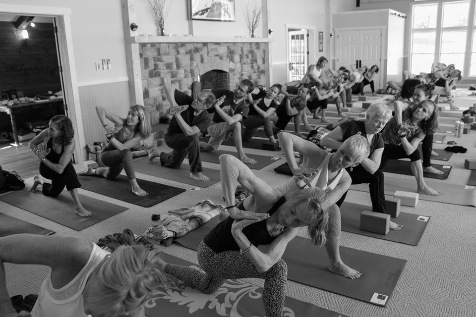 Yoga Wellness Weekend with Todd Norian - Group Practicing Yoga (Credit: ZVD Photography)