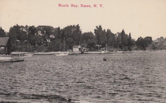 Vintage Postcard: North Bay, Essex, NY
