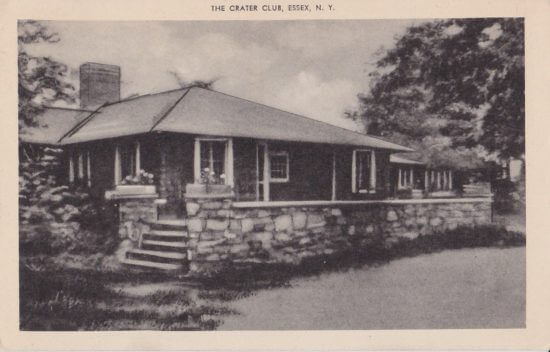 Crater Club Postcard - Front