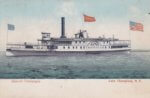 Vintage Postcard: Steamer Chateaugay