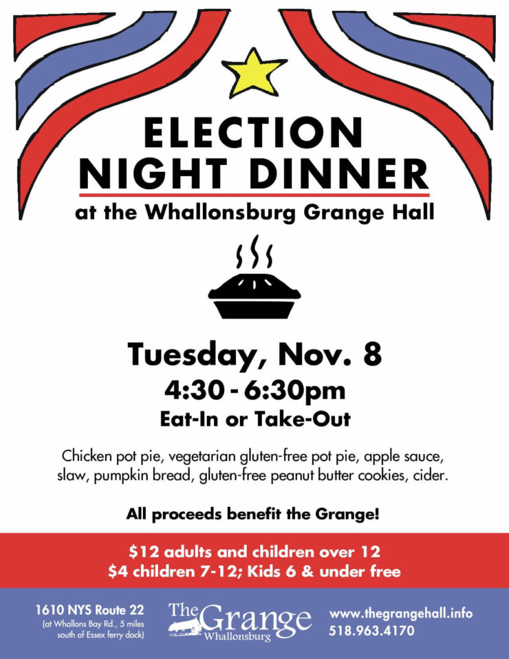 Election Night Dinner Poster 2016