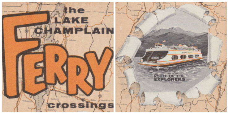 1968 Ferry Brochure - Collage