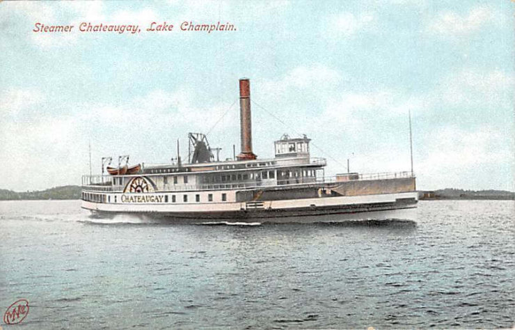 Vintage Postcard: Steamer Chateaugay