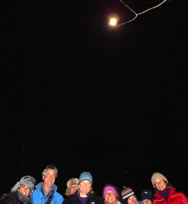 The Blue Moon Hike is a magical outing, beginning in twilight and finishing as the blue moon has risen in the sky.
