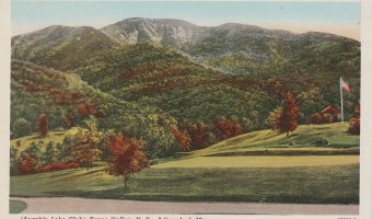 Vintage Postcard: Ausable Lake Club