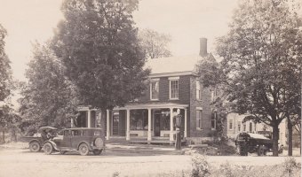 Vintage Postcard: Former County Home in Whallonsburg, NY