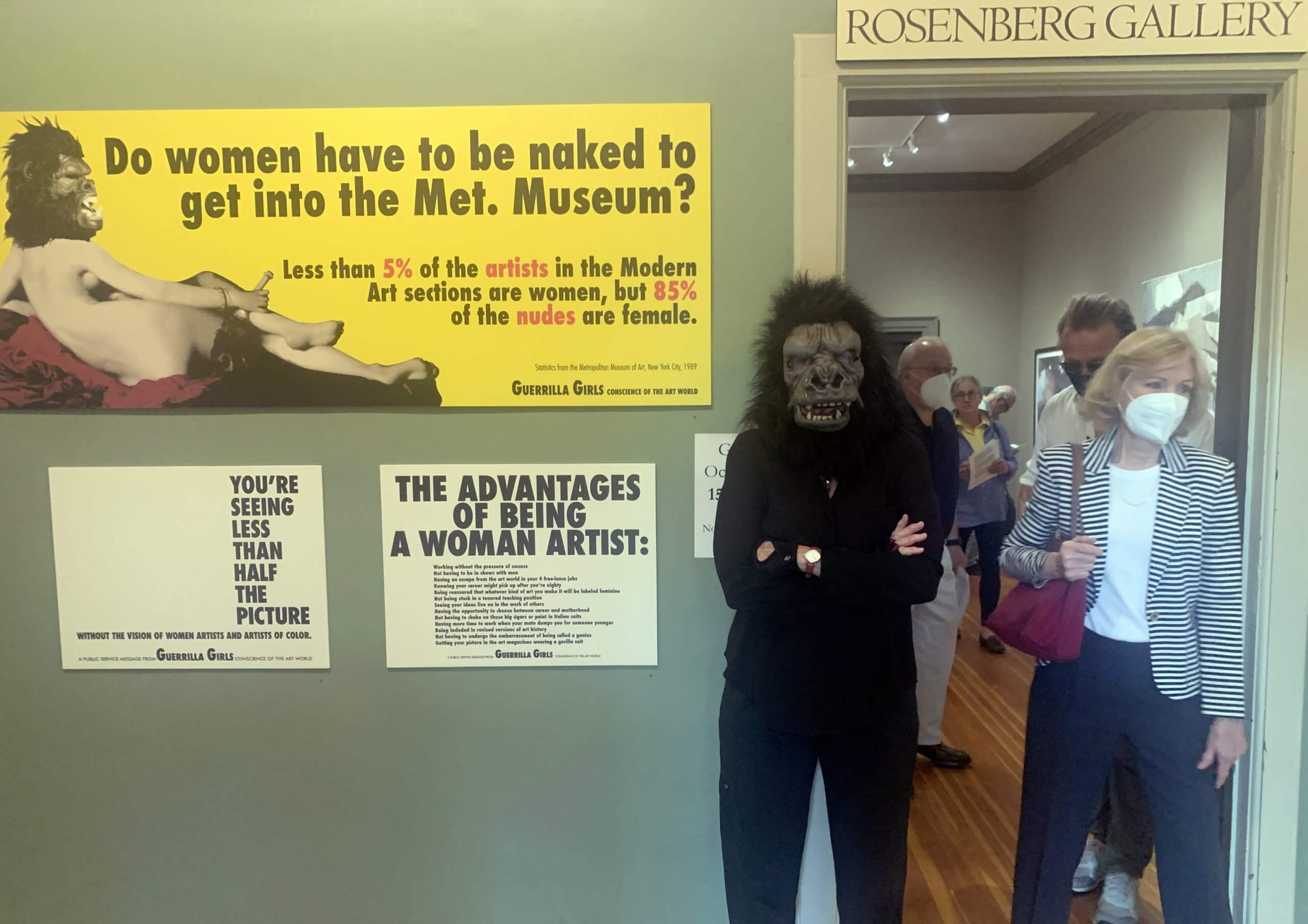 Guerrilla Girl at the Event
