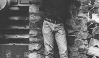 Christopher Shaw, circa early 70s at Jon Cody’s cabin in Stony Creek