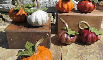 Clay pumpkin examples