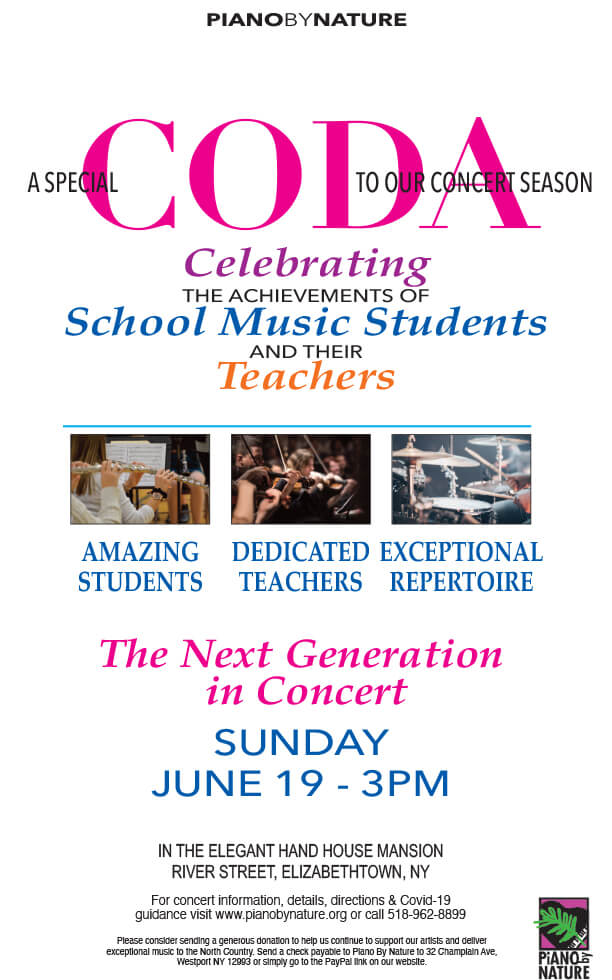 Coda concert flyer