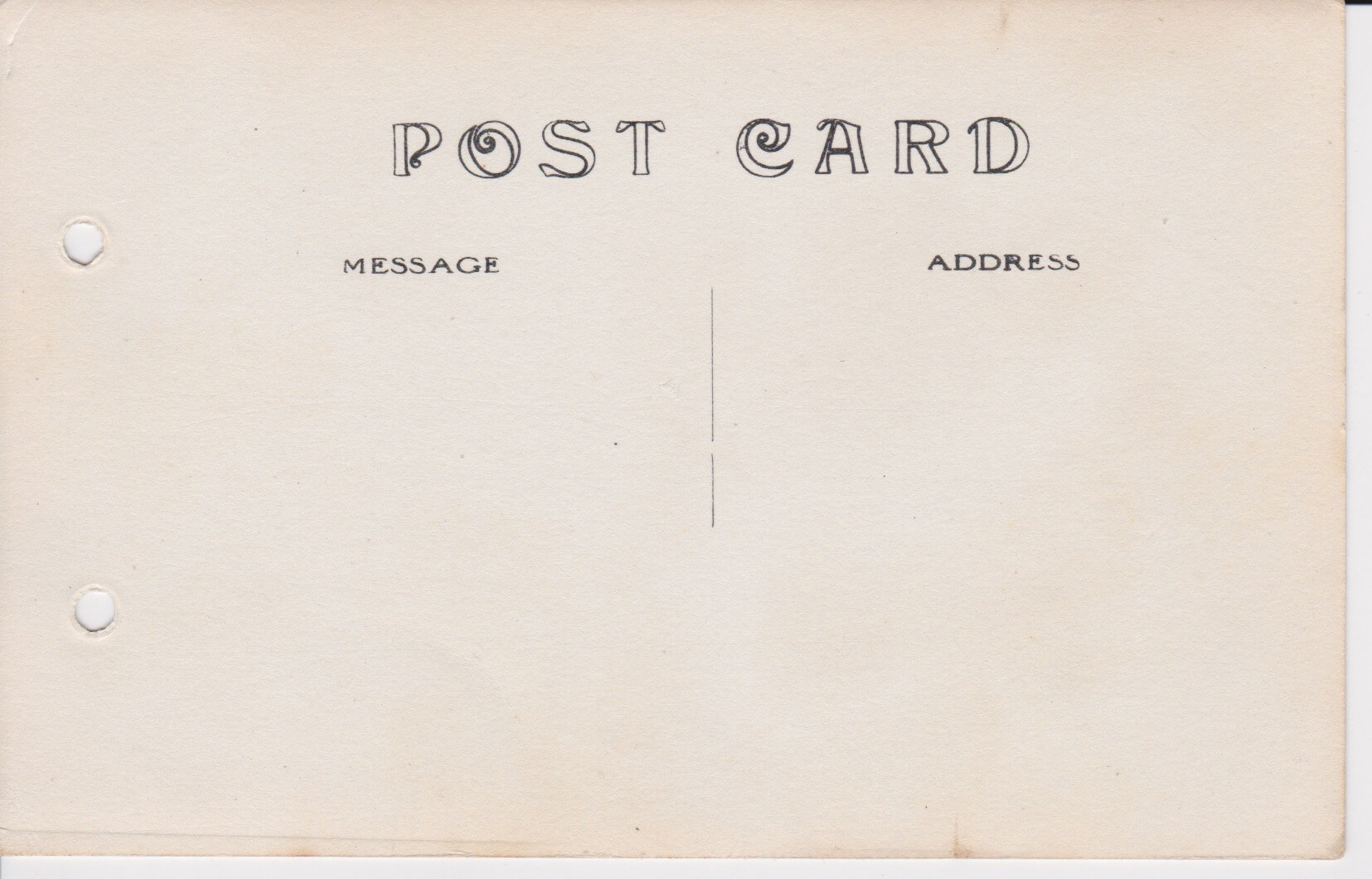 Vintage Postcard: "Shore Line South of Essex, NY." (back)